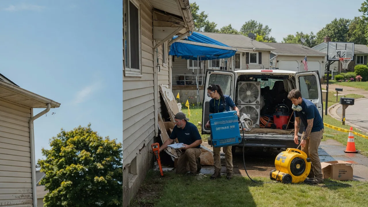 Ceiling Leak Cleanup in Lizton, IN near me