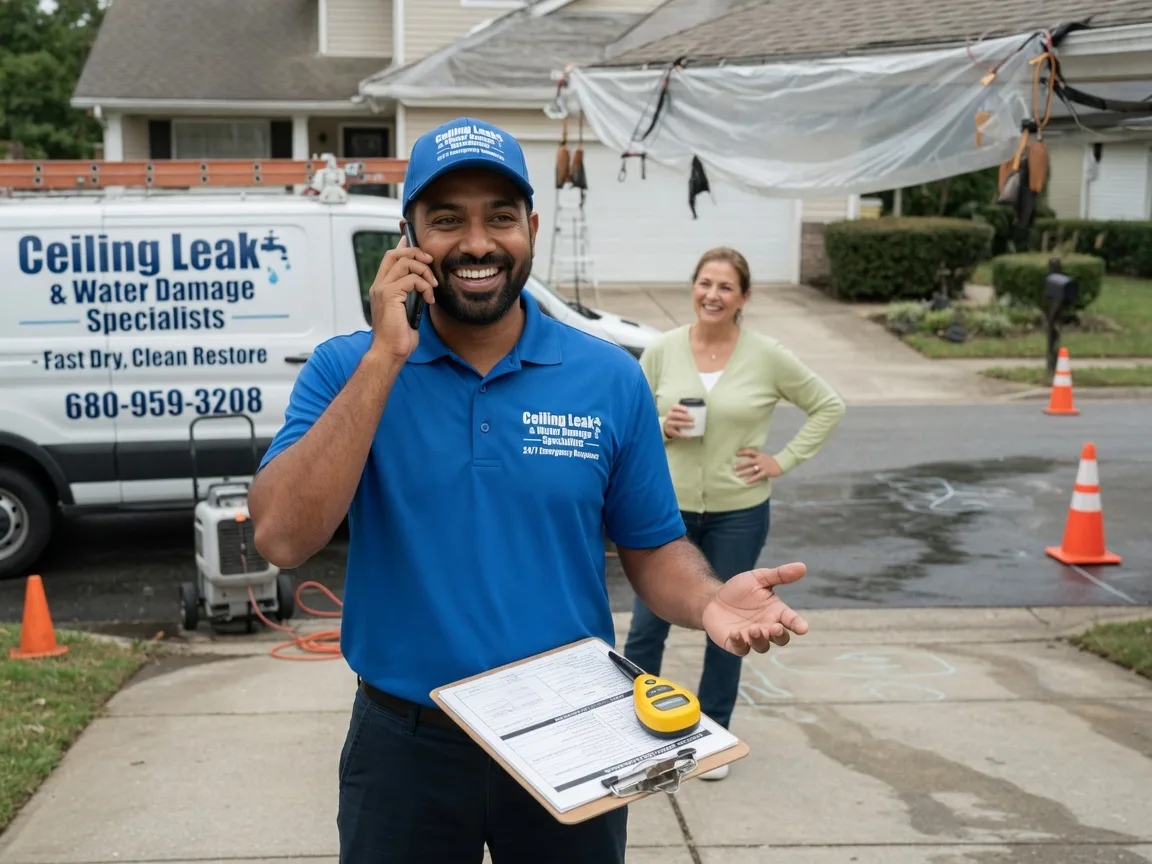Ceiling Leak Cleanup Lizton, IN FAQs